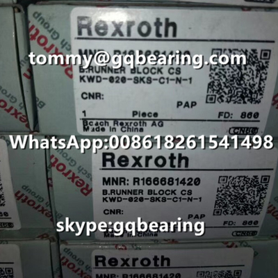 Rexroth R165141420 강철 물자 플랜지 유형 표준 길이 표준 고도 주자 구획