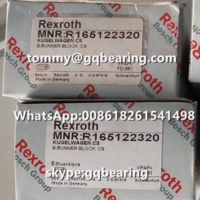 Rexroth R165122320 강철 물자 플랜지 유형 표준 길이 표준 고도 주자 구획