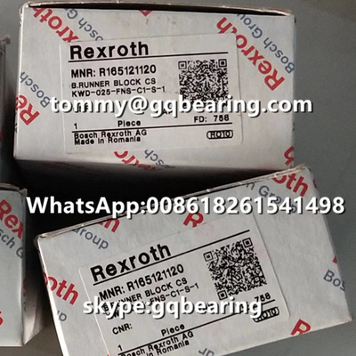 Rexroth R165122320 강철 물자 플랜지 유형 표준 길이 표준 고도 주자 구획