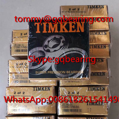 TIMKEN B7208C-T-P4S-DUL 슈퍼 정밀 각성 접촉 공 베어링 40x80x18mm 접촉 각 15도
