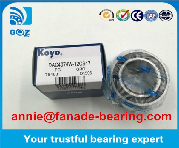새로운 포장 코요 휠 허브 베어링 KOYO DAC4074W-12CS47 자동 휠 허브 베어링