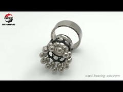 자율 정렬 구슬 베어링 두 배 배 배 배열 오일 클리어먼트