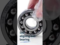 이중 줄 스테인리스 스틸 S1305 1305 봉인 베어링이 없는 자기 정렬 구슬 베어링 25x62x17mm