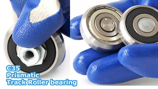 C35 프리즘 롤러(C35-2RS ZZ): 35mm 컴팩트 T/U-레일에 특화됨