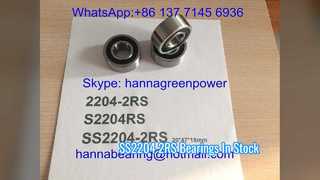 SS2204 2RS 스테인레스 스틸 자체 정렬 볼 베어링