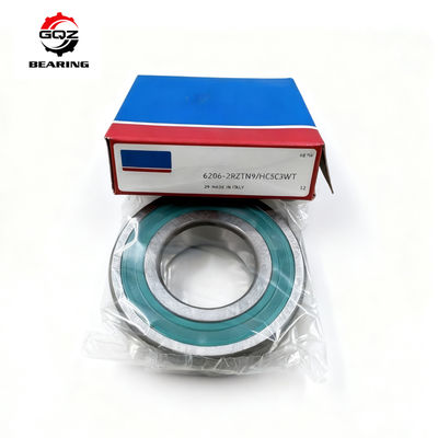 주문 6206-2RZTN9/HC5C3WT P0 Ceramic Deep Groove Ball Bearing Elevator Parts with High Durability 온라인 제조