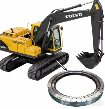주문 V-O-L-V-O EXCAVATOR EC210B SLEWING SWING BEARING RING 1084*1327*110 중형 미니 로터리 기어 온라인 제조