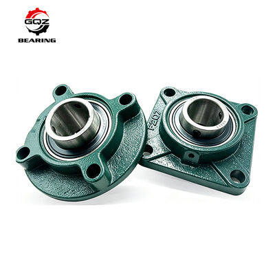 주문 GQZ UFL004 2볼 오벌 플랜지 베어링 유닛 20mm 보어 세트 스크류 잠금 셀프 얼라인 삽입 베어링 어셈블리 온라인 제조