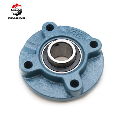구입하다 LYF214-2F 4-Bolt Flange Bearing, Eccentric Lock, Double 2F Mud-Proof Seals 온라인 제조