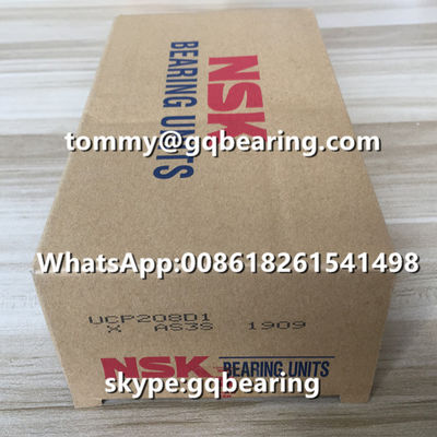 주문 일본 원산 cast iron 재료 NSK UCP208D1 2 볼트 베개 블록 볼 베어링 온라인 제조