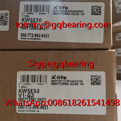 주문 G2 정밀 INA KWSE30-V1-G2 6줄 선형 블록 KWSE30-G2-V1 선형 슬라이드 베어링 온라인 제조