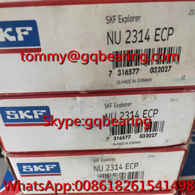주문 SKF NU2314 ECP 원통 롤러 베어링 NU2314ECP 공기 압축기 베어링 70x150x51mm 온라인 제조