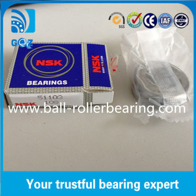 OD 30mm Teel Cage Ball Thrust Bearings 51103 무거운 부하 ISO9001 인증