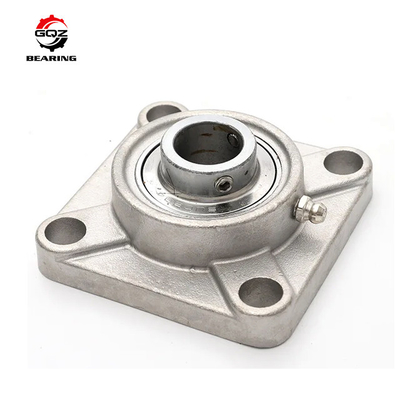 셰프트 30mm 메트릭 베일 블록 베어링 SUCF206 컨베이어 벨트를위한 네 볼트 플랜지 하우징