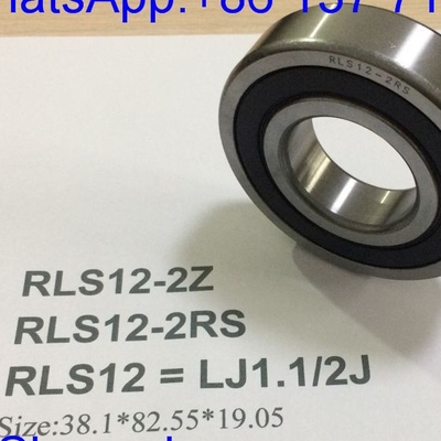 RLS12-2RS / LJ1.1/2-2RSJ 인치 크기 자동차 베어링 깊은 굴곡 공 베어링 38.1*82.55*19.05mm