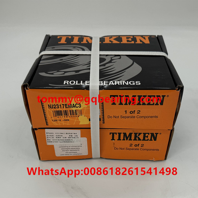 TIMKEN 브래스 케이지 단열 원통 롤러 베어링 NJ2317EMAC3