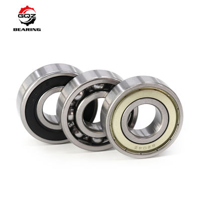 6206 6206-Z 6206-2Z 6206-RS 6206-2RS 30*62*16mm 볼 베어링 전기 모터 장비용 크롬 강철 정밀 베어링
