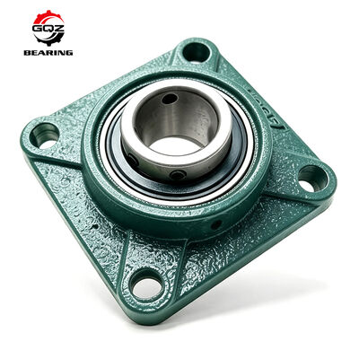 GQZ SS UCF205 스테인리스 스틸 4볼트 사각 플랜지 베어링 유닛 25mm 보어 내식성 마운트 베어링