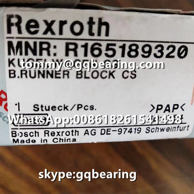 Rexroth R165189320 강철 물자 플랜지 유형 표준 길이 표준 고도 주자 구획