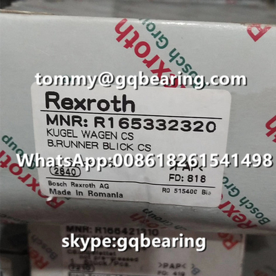 Rexroth R165332320 강철 물자 플랜지 유형 표준 길이 표준 Hight 선형 구획